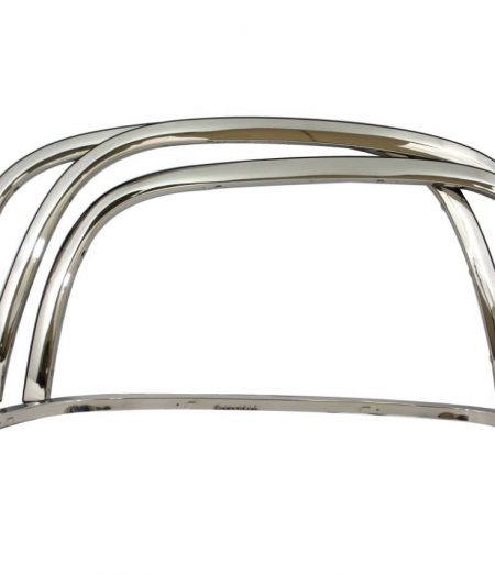 4-Piece Stainless Steel Fender Trim For 2007-2013 GMC Sierra – Wheel Well Flare Lip, 1-3/4" Wide